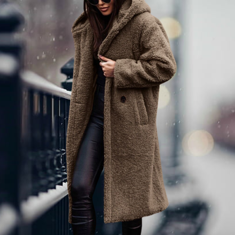 Arabella, manteau oversized polyvalent et douillet pour femmes