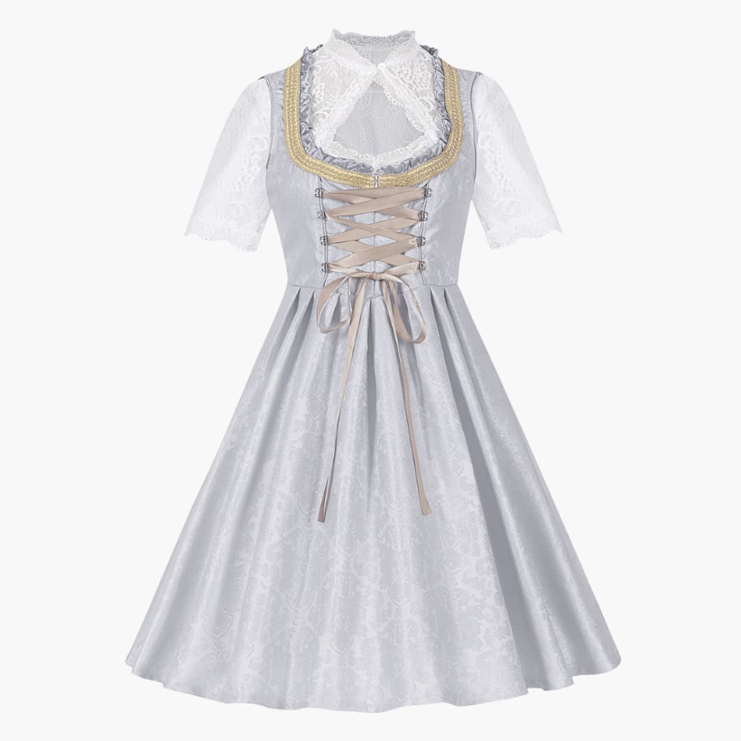 Dirndl avec tablier et blouse pour femmes - Oktoberfest 2025