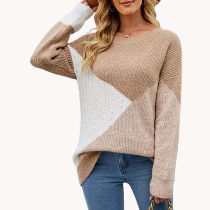 Bryony | Sweat-shirt multicolore ludique pour femmes