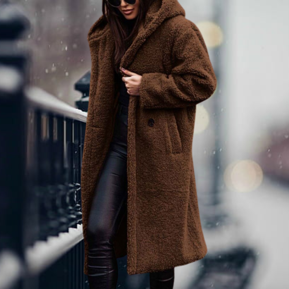 Veste d'hiver confortable, intemporelle et élégante pour femmes