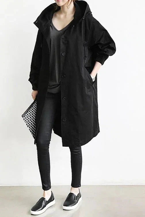 Manteau de pluie ajustable, élégant et fonctionnel, imperméable, confortable pour femmes
