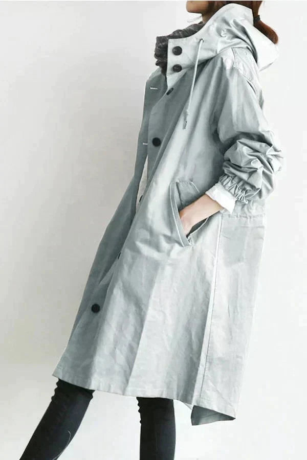 Manteau de pluie ajustable, élégant et fonctionnel, imperméable, confortable pour femmes