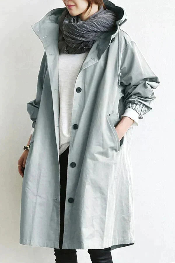 Manteau de pluie ajustable, élégant et fonctionnel, imperméable, confortable pour femmes