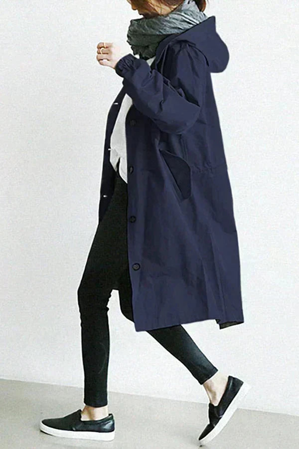 Manteau de pluie ajustable, élégant et fonctionnel, imperméable, confortable pour femmes
