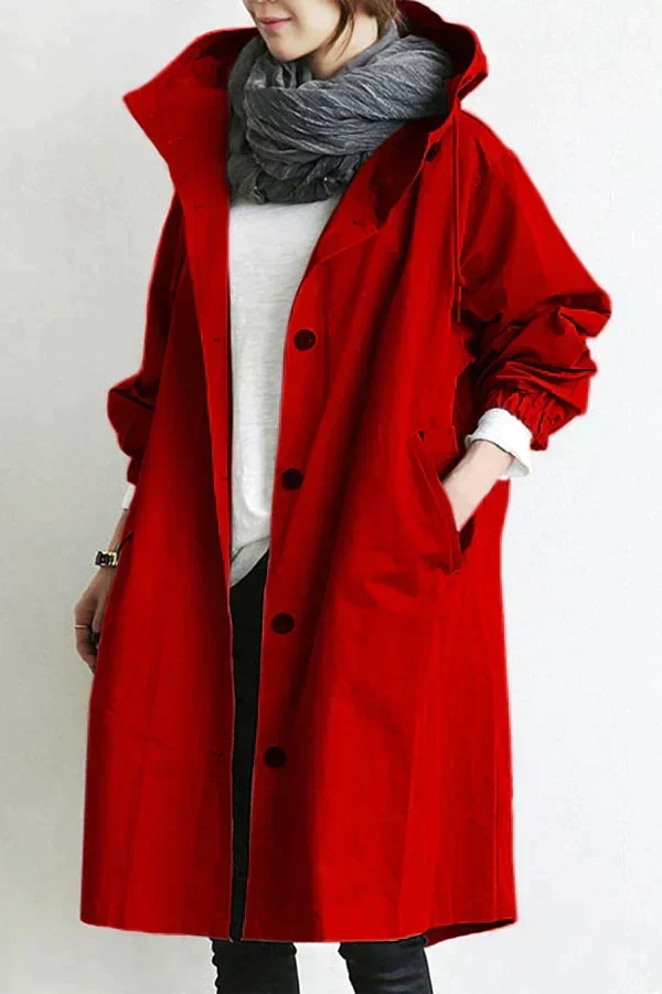 Manteau de pluie ajustable, élégant et fonctionnel, imperméable, confortable pour femmes