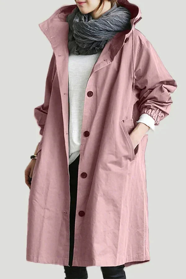Manteau de pluie ajustable, élégant et fonctionnel, imperméable, confortable pour femmes