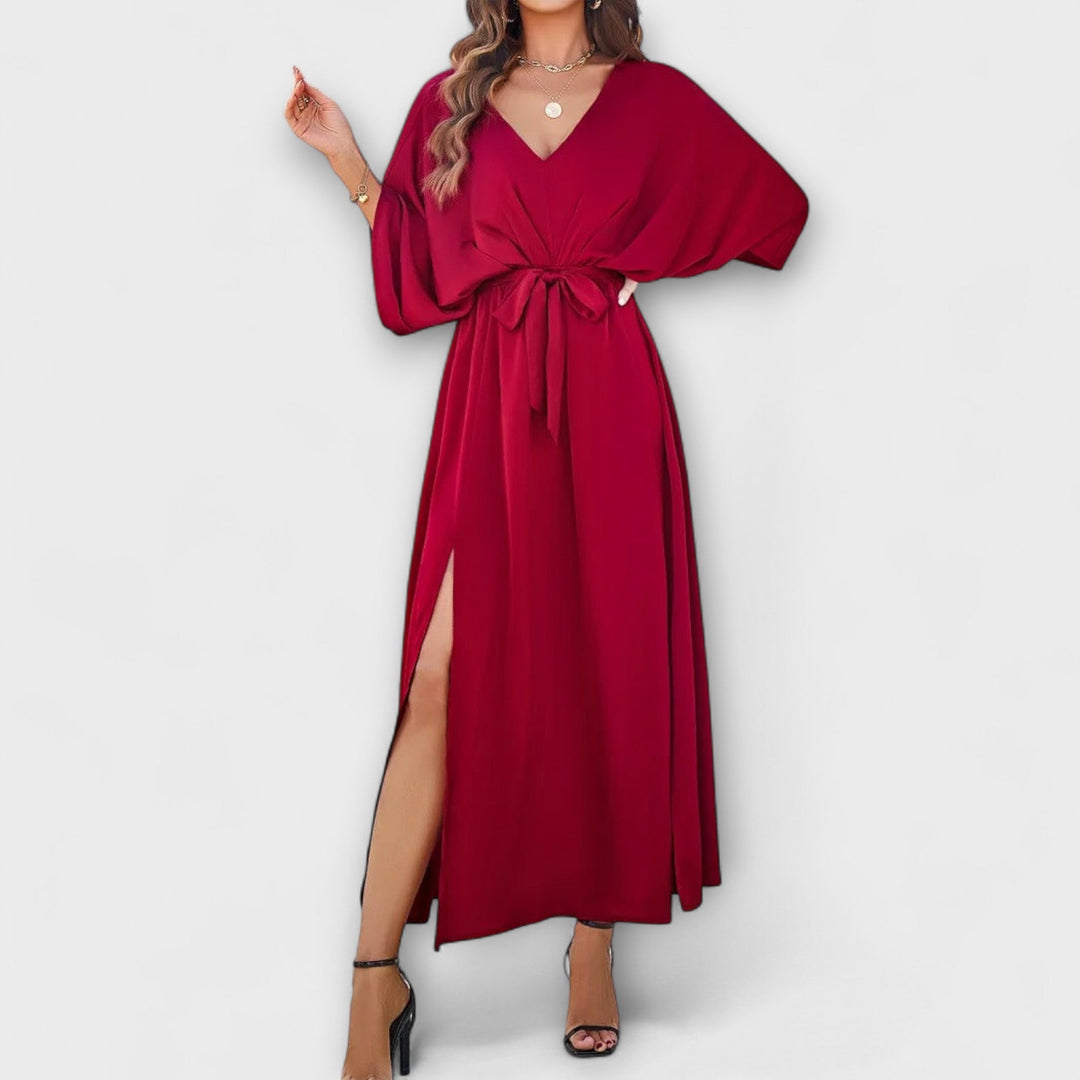 Sabrina - Robe maxi décolletée en V