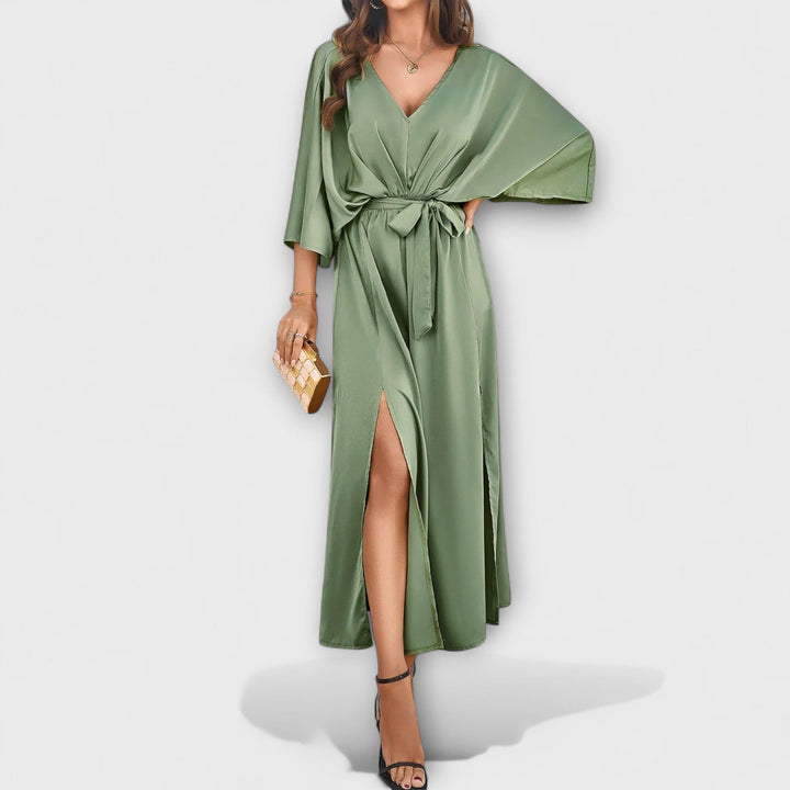 Sabrina - Robe maxi décolletée en V