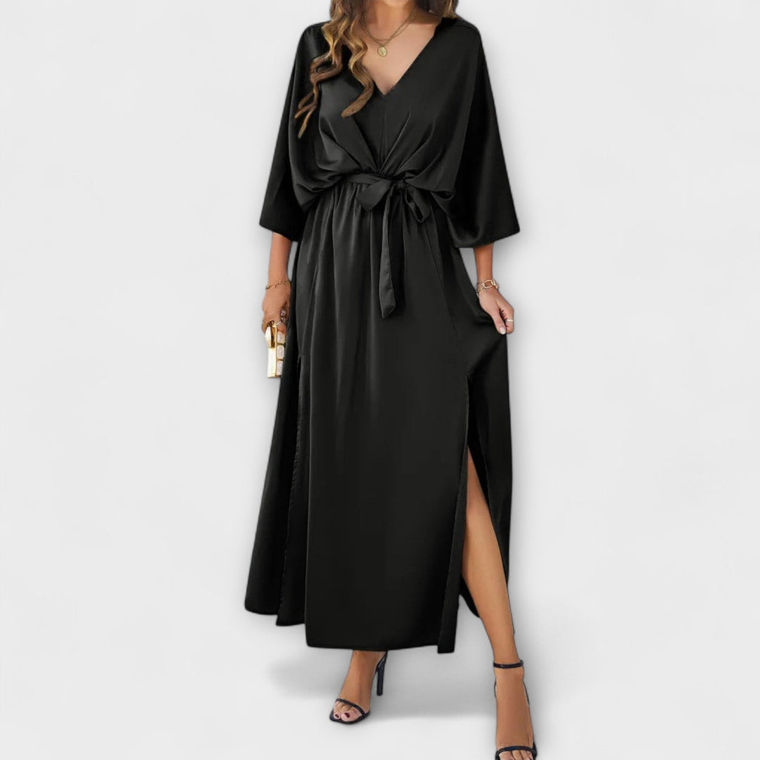 Sabrina - Robe maxi décolletée en V