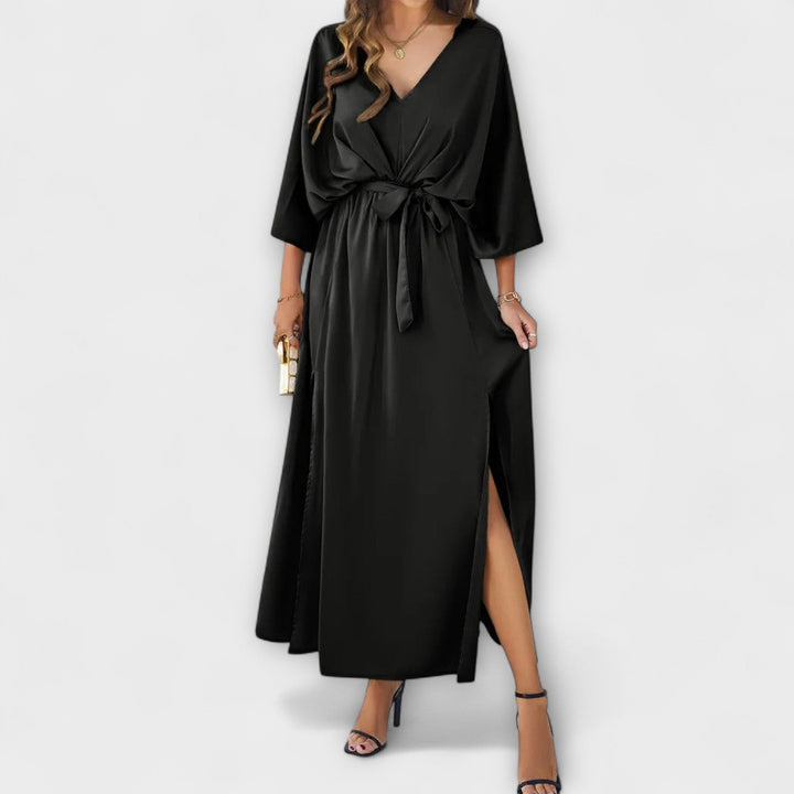 Sabrina - Robe maxi décolletée en V