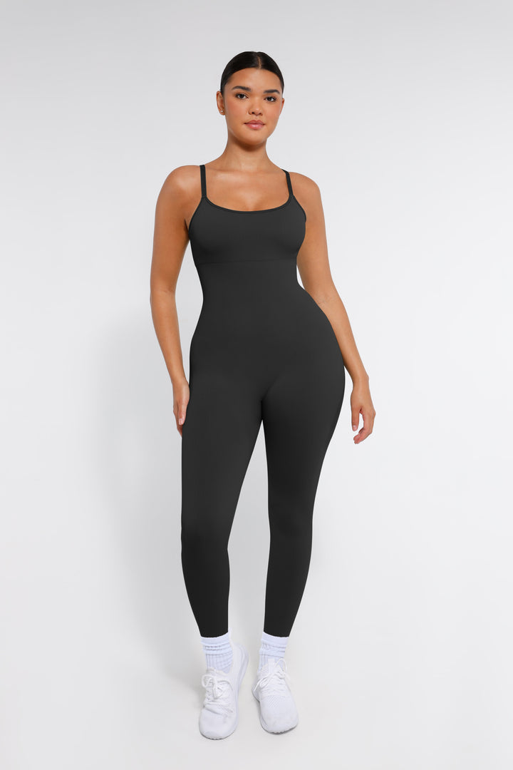 Combinaison Shapewear sans couture avec bretelles spaghetti