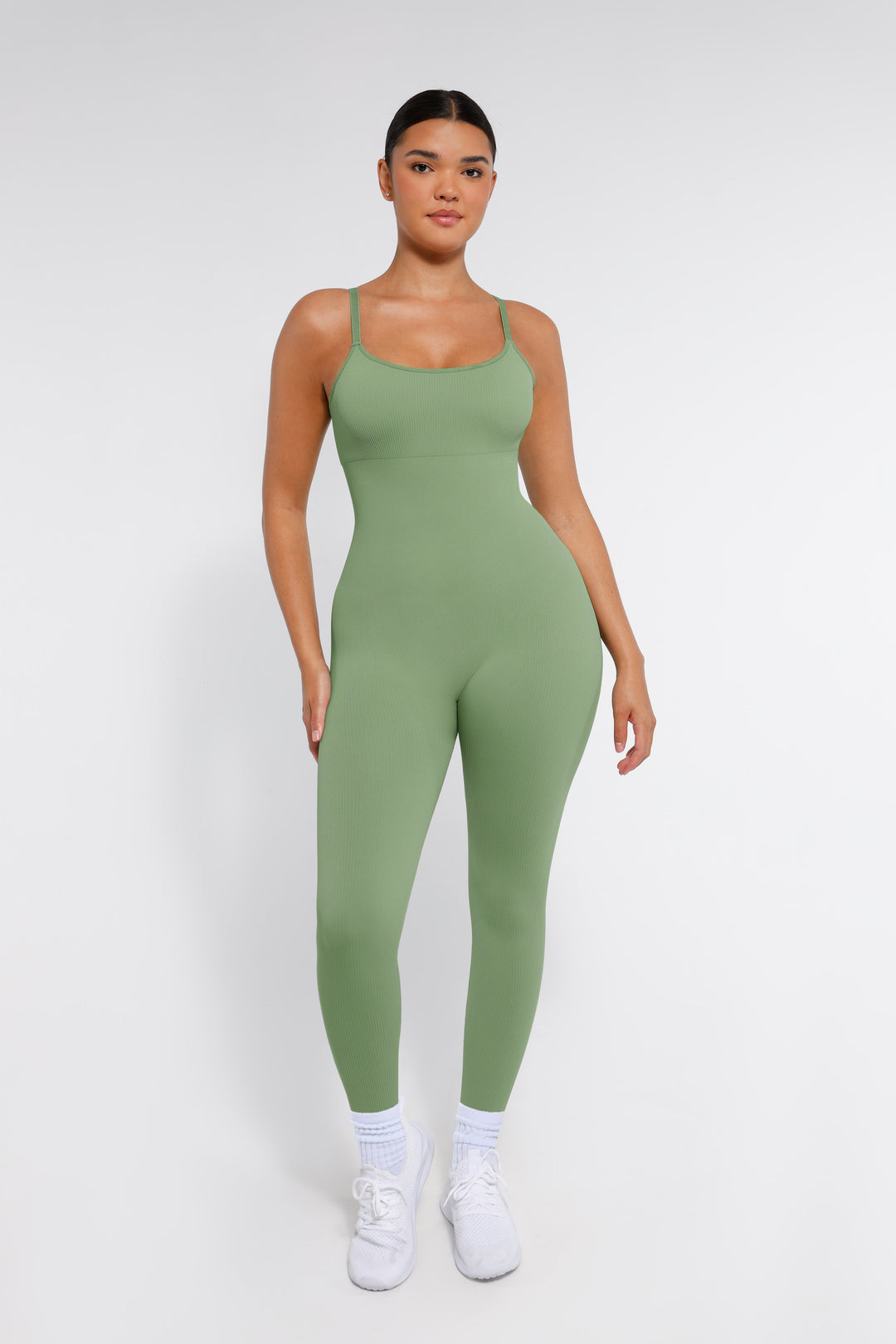 Combinaison Shapewear sans couture avec bretelles spaghetti