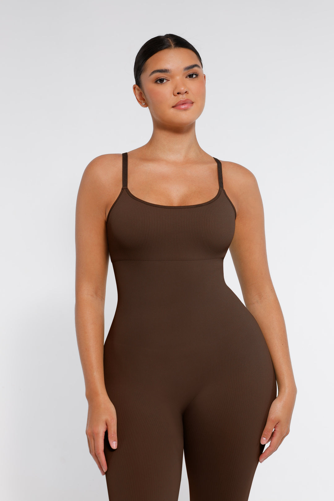 Combinaison Shapewear sans couture avec bretelles spaghetti
