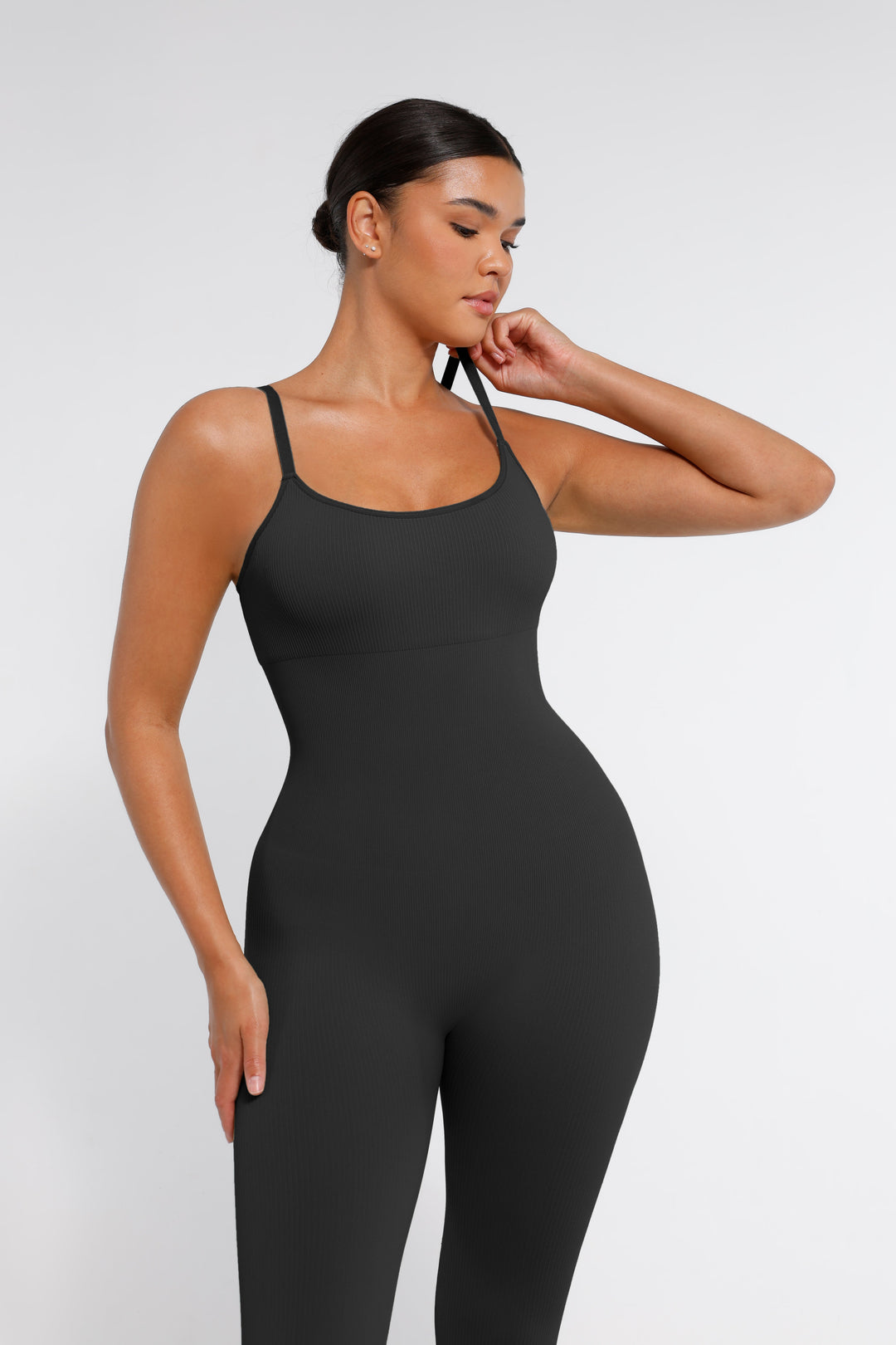 Combinaison Shapewear sans couture avec bretelles spaghetti