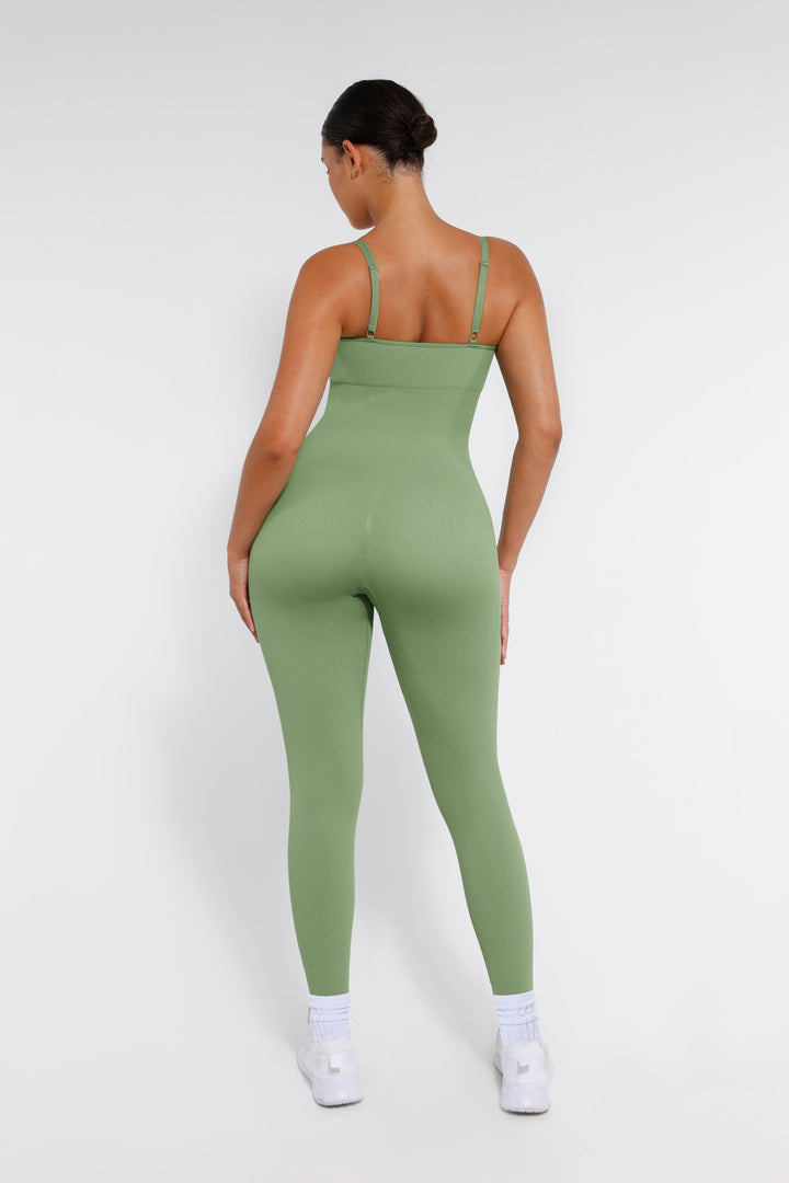 Combinaison Shapewear sans couture avec bretelles spaghetti