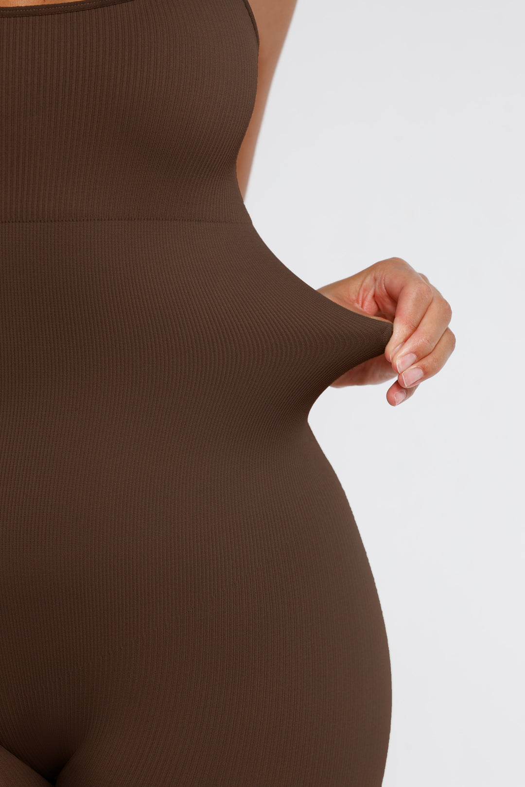 Combinaison Shapewear sans couture avec bretelles spaghetti