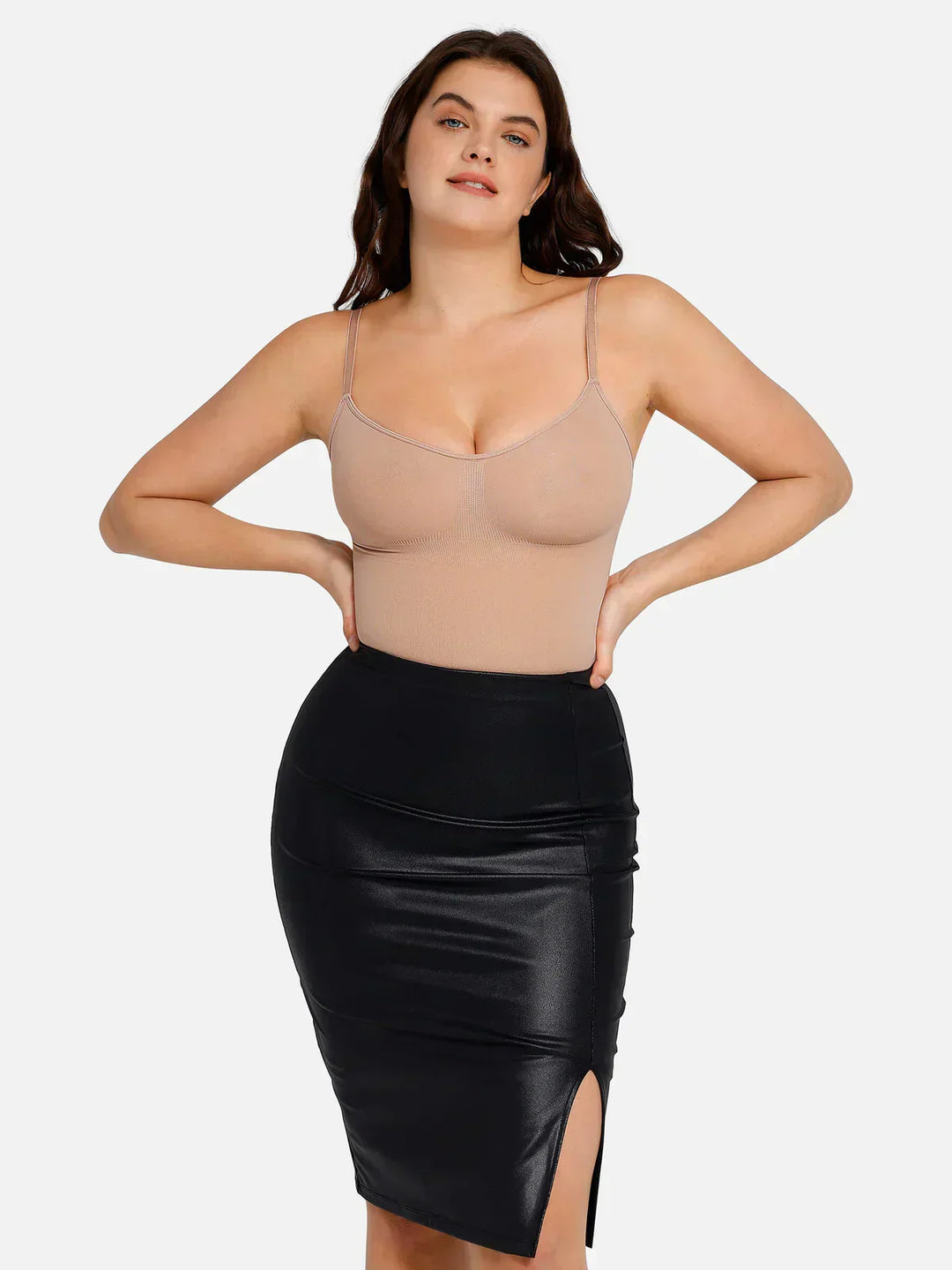 Body gainant avec slip court