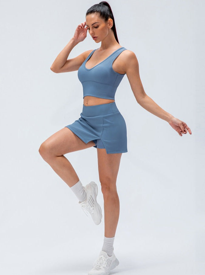 Teraso | Shorts de sport respirants pour femmes taille haute