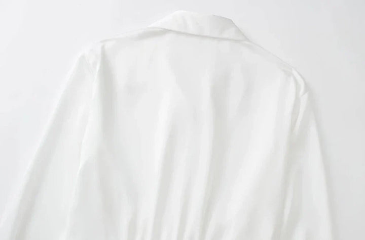 Sabine | Robe de soirée en satin avec décolleté en V