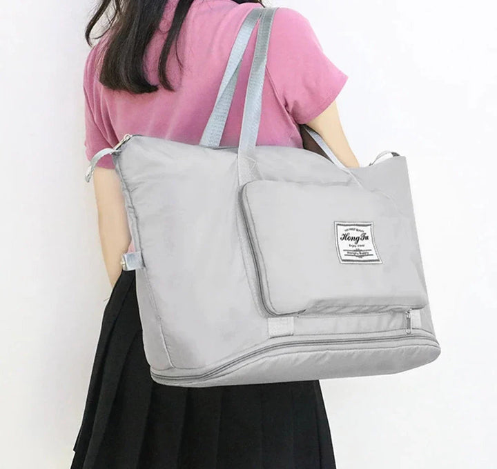 Sac de voyage polyvalent pour femmes, spacieux, pliable, en polyester
