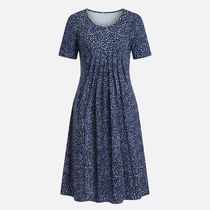 Käthe | Robe Midi Femme en Viscose avec Ceinture à Nouer – Viscose Midi Cintrée avec Ceinture