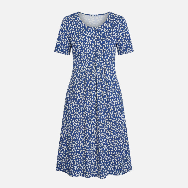 Käthe | Robe Midi Femme en Viscose avec Ceinture à Nouer – Viscose Midi Cintrée avec Ceinture