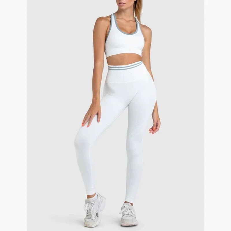 Vortixa | Ensemble de Sport-BH et Leggings Flexibles pour Femmes Été