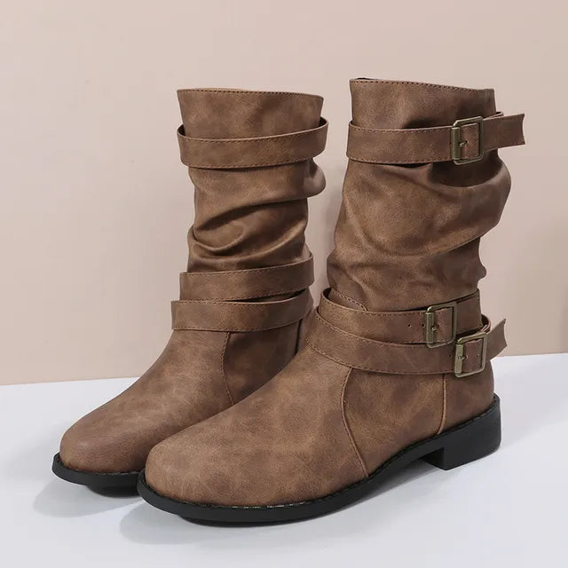 Bottes Femme Mi-Mollet | Chaussures Dirndl