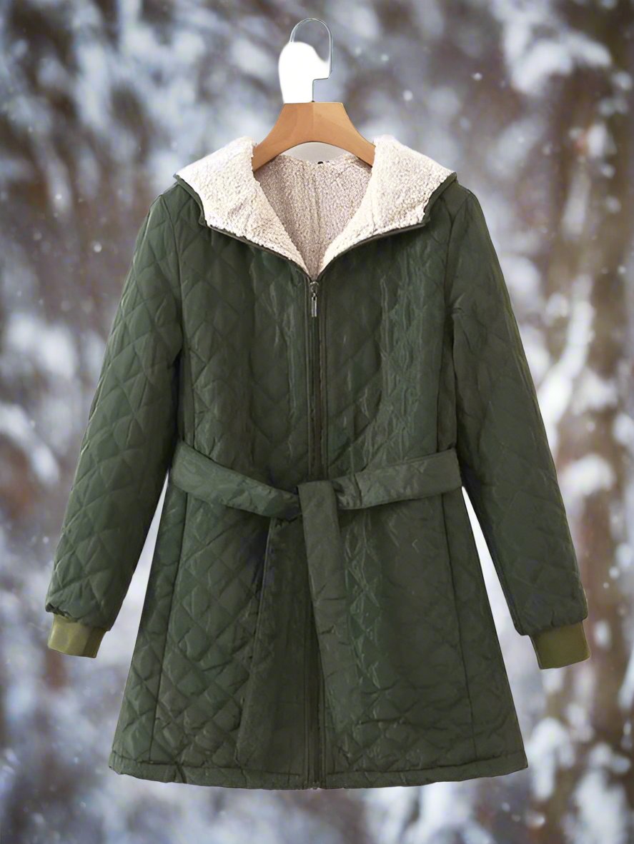 Parka d'hiver élégante, confortable et isolante pour femmes