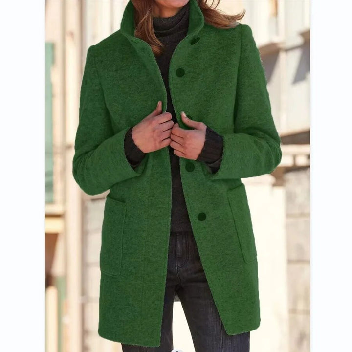 Manteau d'hiver Femme | Long avec Boutons et Poches