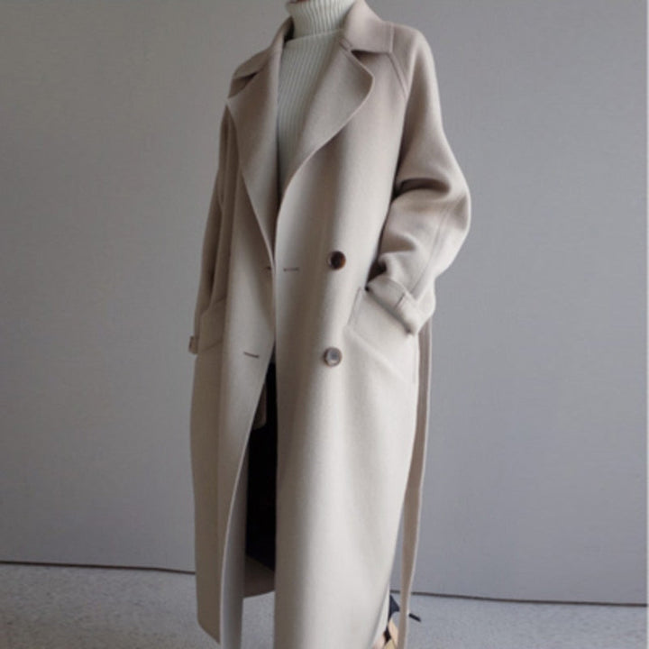 Trench-coat Femme Long Élégant | Manteau d'Hiver Classique