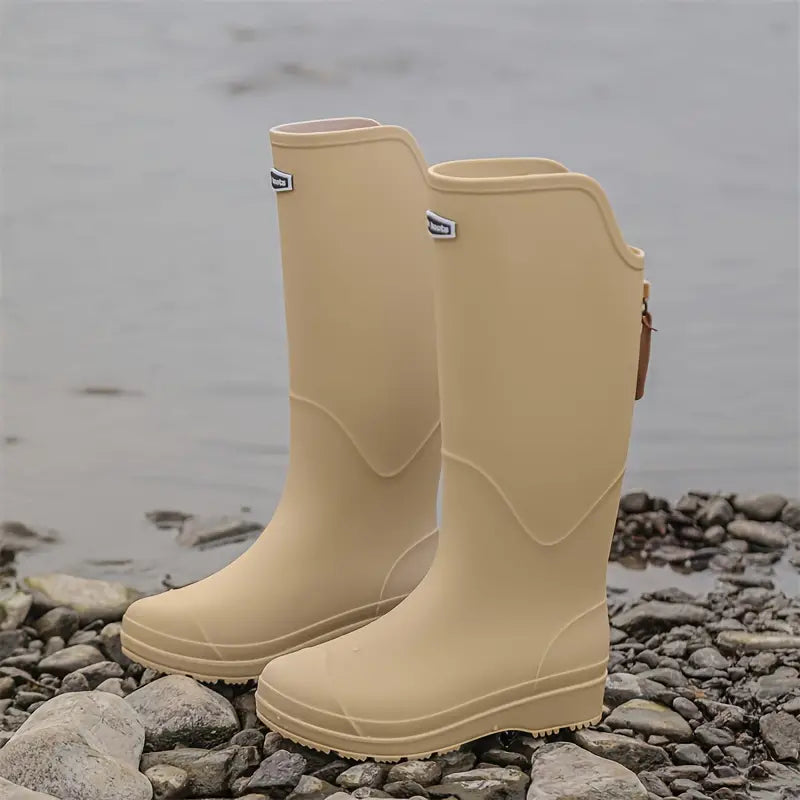 Tanja | Bottes en caoutchouc orthopédiques pour femmes, hauteur genou