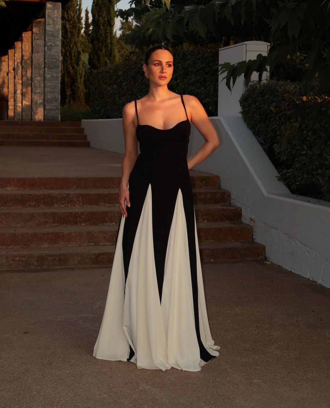 Eliana | Robe maxi élégante avec des panneaux stylés