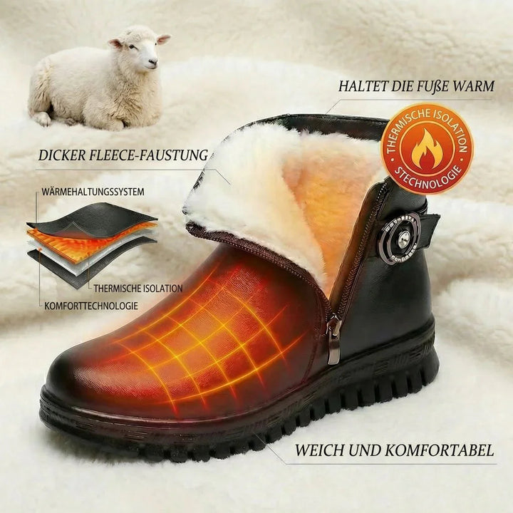 Bottes pour femmes Panadora™ avec doublure thermique et semelle orthopédique antidérapante.