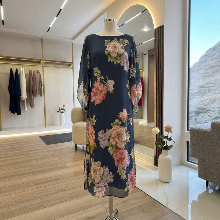 Robe Maxi Isabel™ en Viscose Premium avec Imprimé Floral