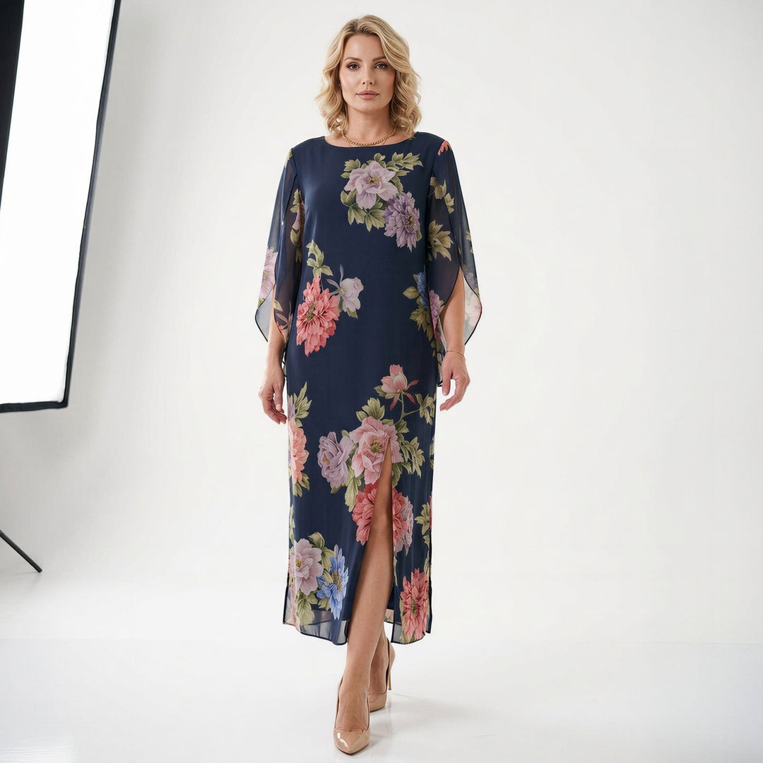 Robe Maxi Isabel™ en Viscose Premium avec Imprimé Floral