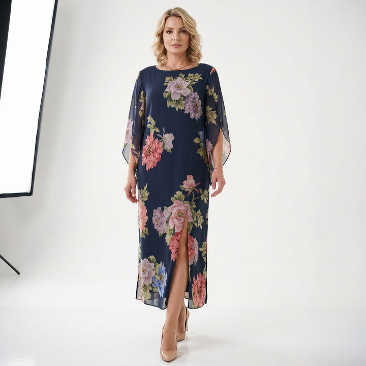 Robe Maxi Isabel™ en Viscose Premium avec Imprimé Floral