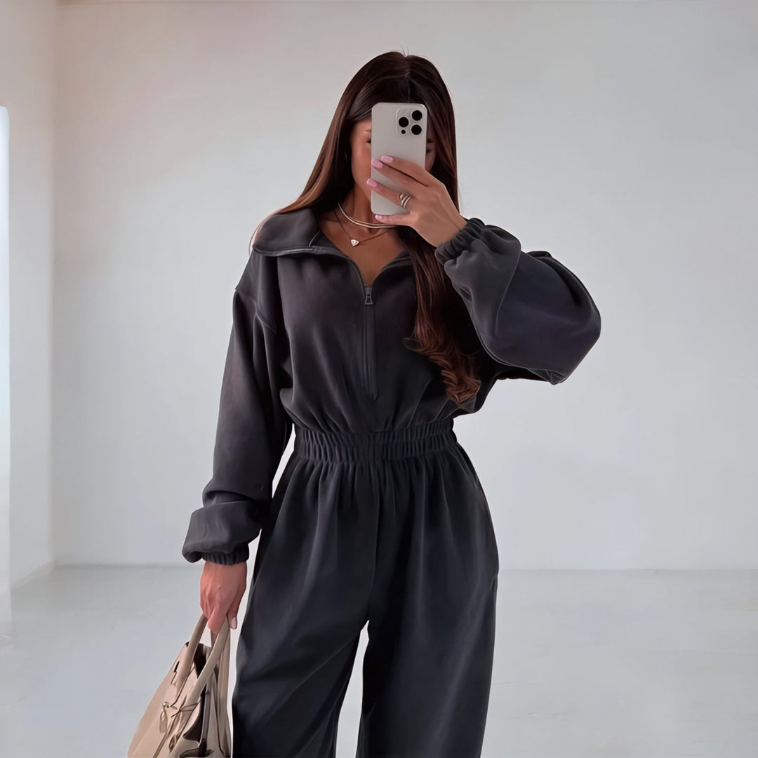 Vancouver™ Combinaison Sweat avec col montant et taille définie