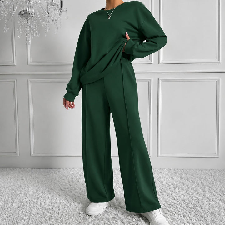 Estelle™ Ensemble de Sweatshirt Premium avec Pantalon Palazzo