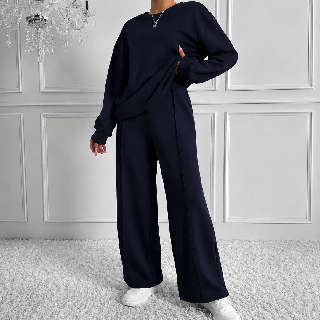 Estelle™ Ensemble de Sweatshirt Premium avec Pantalon Palazzo