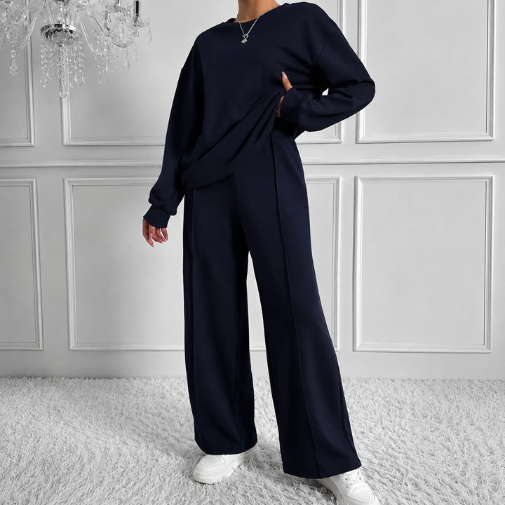 Estelle™ Ensemble de Sweatshirt Premium avec Pantalon Palazzo