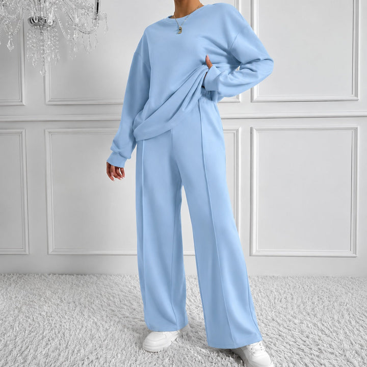 Estelle™ Ensemble de Sweatshirt Premium avec Pantalon Palazzo