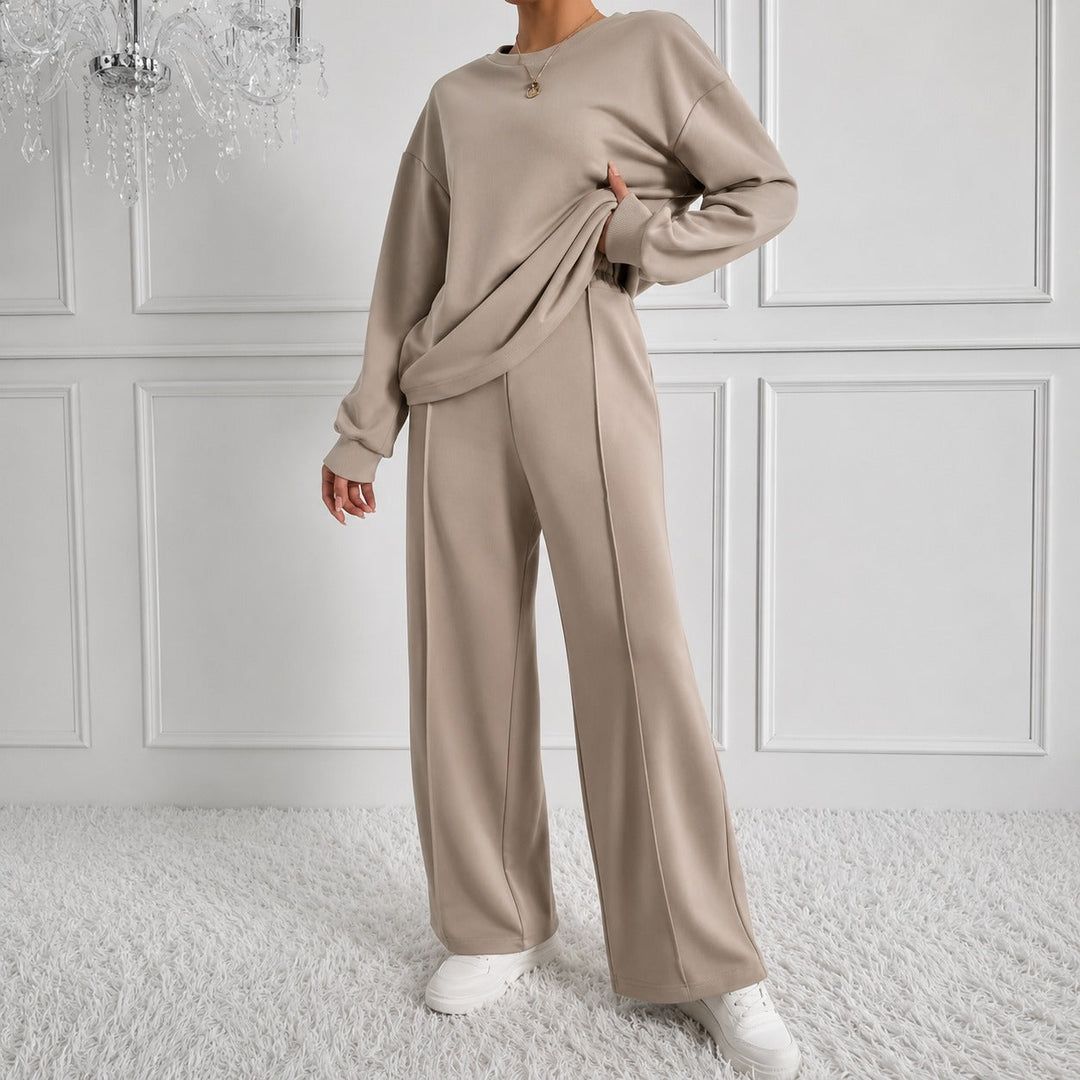 Estelle™ Ensemble de Sweatshirt Premium avec Pantalon Palazzo