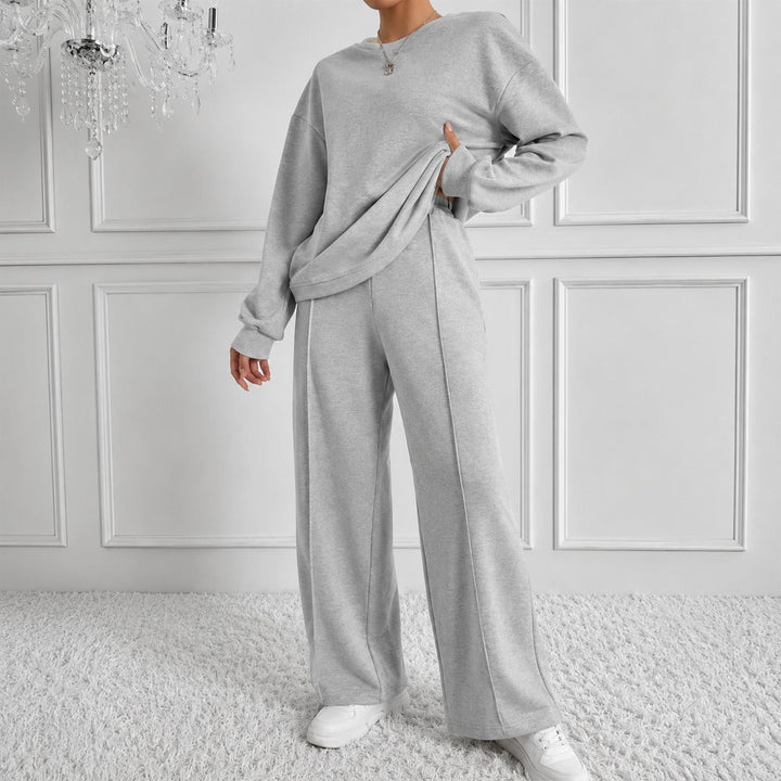 Estelle™ Ensemble de Sweatshirt Premium avec Pantalon Palazzo