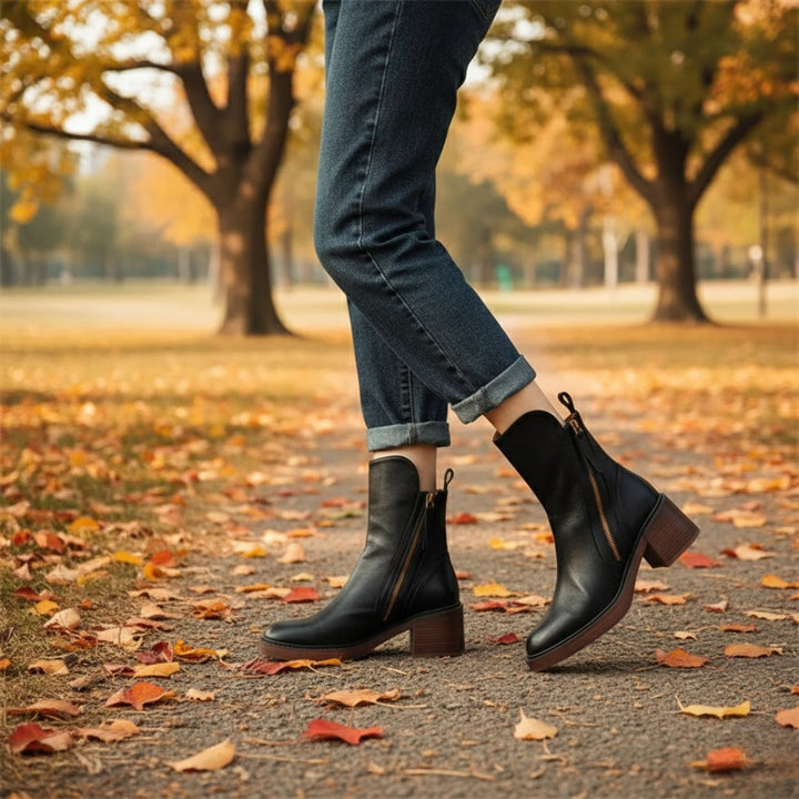 Selina | Bottines à talon bloc pour femmes