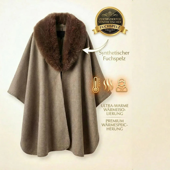 Manteau femme Sion™ avec col en fausse fourrure luxueuse et véritable protection contre le froid