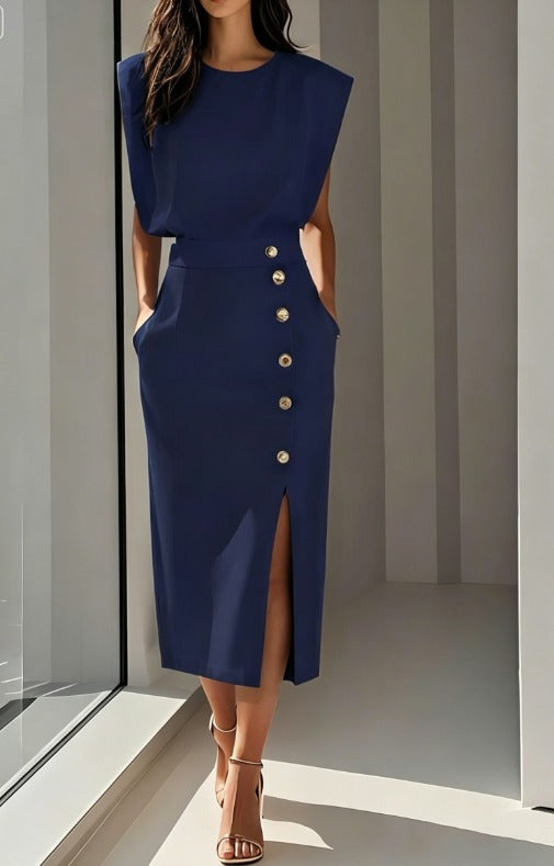 Robe midi élégante pour femmes – Style intemporel pour toutes les occasions