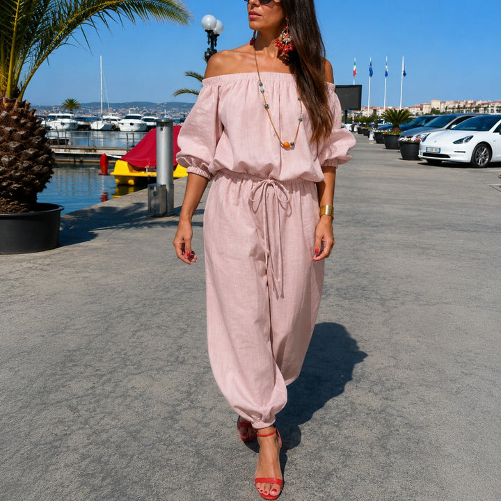 Bellamare™ Combinaison Avec Décolleté Dégagé Et Taille Ajustable
