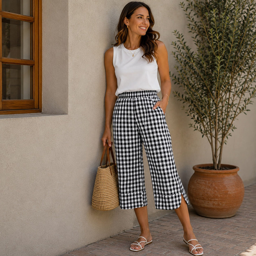 Culotte Ravena™ en Coton-Lin avec Coupe Légère et Confortable