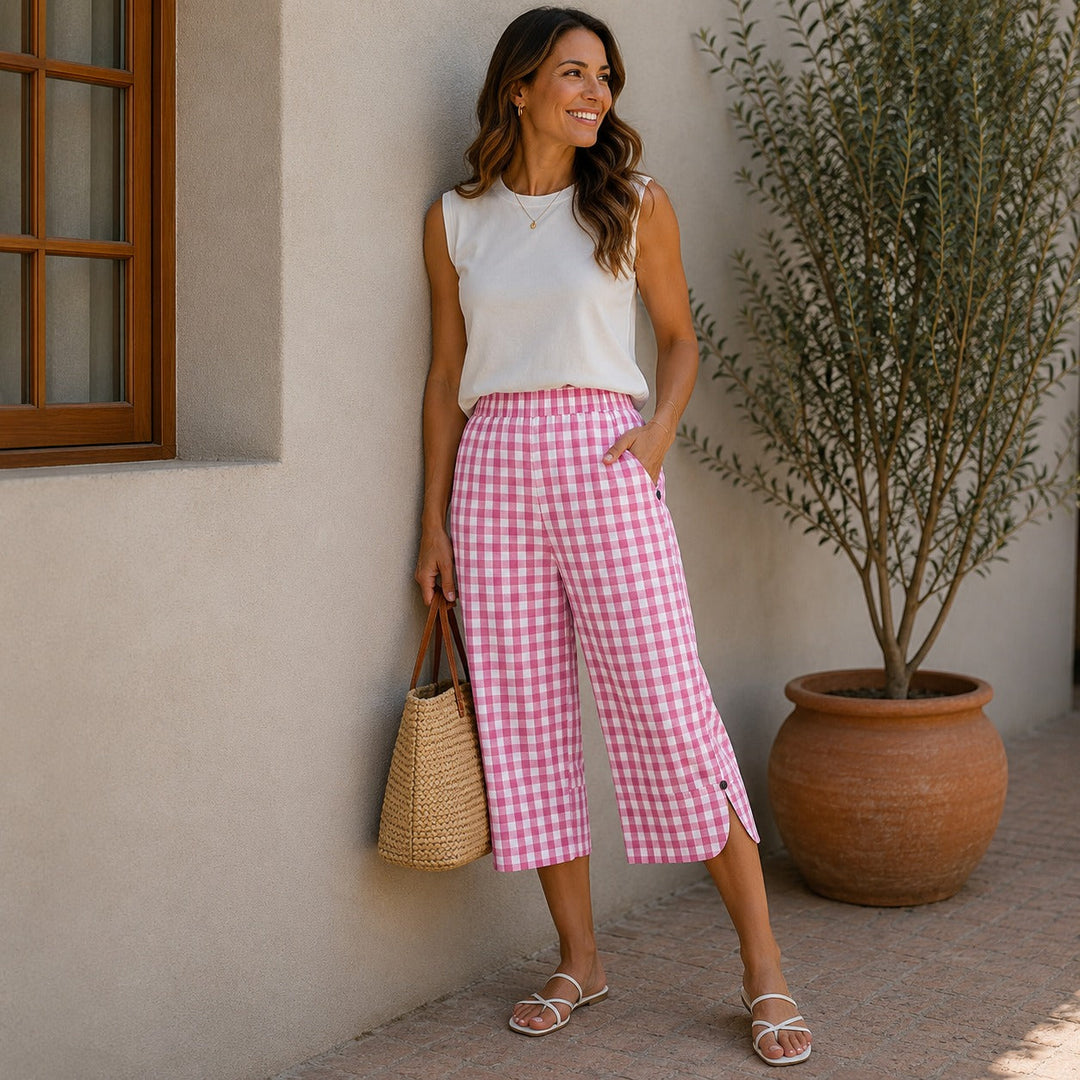 Culotte Ravena™ en Coton-Lin avec Coupe Légère et Confortable